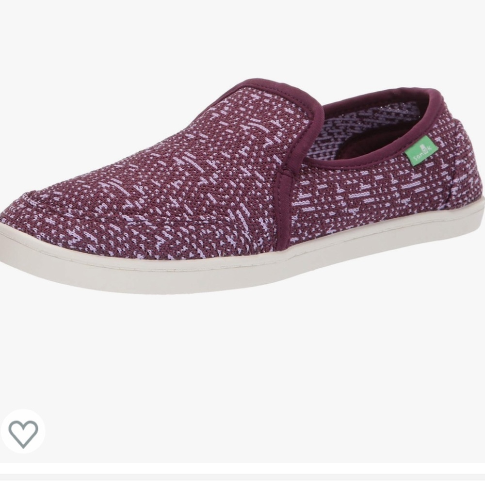 SANUK Womens Pair O Dice Knit Loafer Flat comfort outdoor slip on shoe size 7